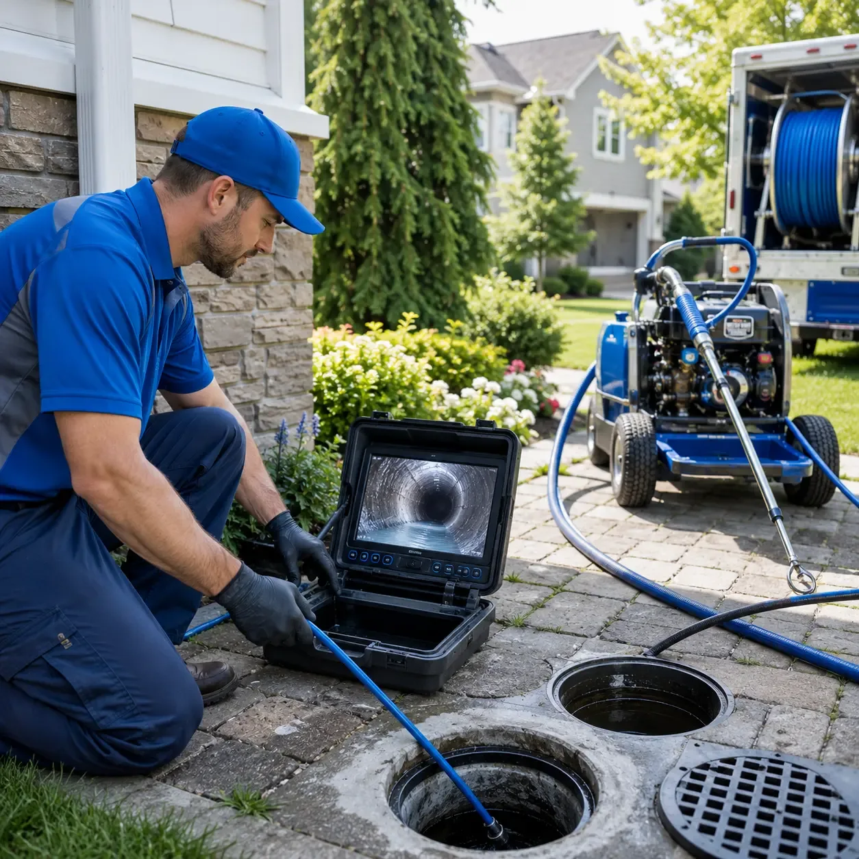 Outdoor drain cleaning professionals serving Aberdeen, WA